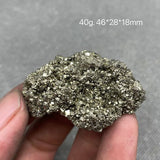 100% Natural Rare Shiny Cubic Pyrite Mineral Specimen Stones and Crystals Healing Crystals Quartz