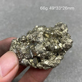 100% Natural Rare Shiny Cubic Pyrite Mineral Specimen Stones and Crystals Healing Crystals Quartz